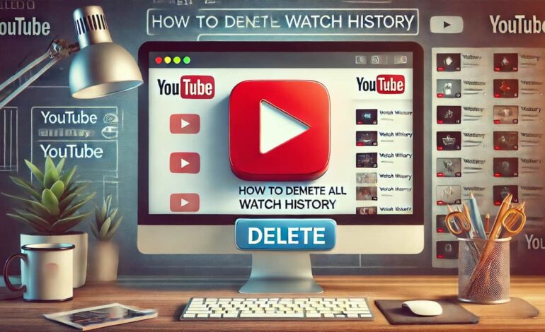 How to Delete All Watch History on Youtube