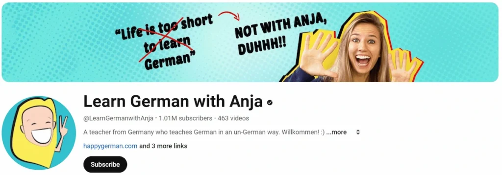 Learn German with Anja